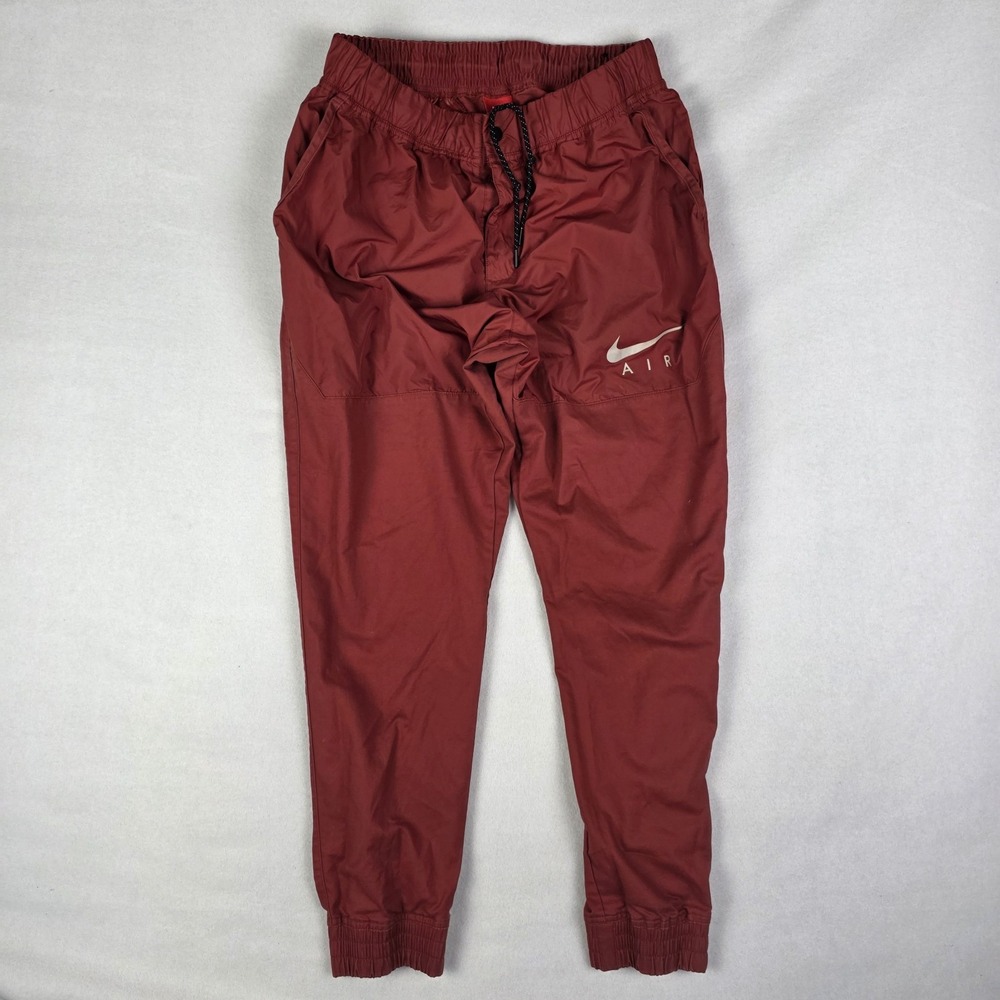 Nike Air Woven Joggers Mens XL Red Slim Fit Active Pants 832204-674 Gym Workout